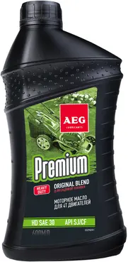 AEG Lubricants Premium HD SAE 30 масло минеральное для четырехтактных двигателей (600 мл)