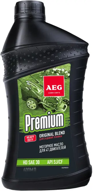 AEG Lubricants Premium HD SAE 30 масло минеральное для четырехтактных двигателей (600 мл)