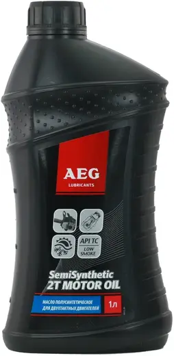 AEG Lubricants Semi Synthetic 2T Motor Oil масло полусинтечиское для двухтактных двигателей (1 л)