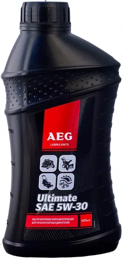 AEG Lubricants Ultimate SAE 5W-30 масло моторное полусинтетическое зимнее (600 мл)