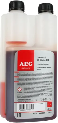 AEG Lubricants Universal 2T Motor Oil масло минеральное для двуххтактных двигателей (1 л)