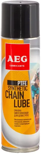 AEG Lubricants Synthetic Chain Lube PTFE смазка синтетическая для цепи с ptfe (335 мл)