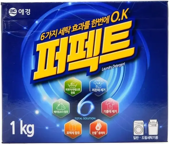 Kerasys Perfect Multi Solution стиральный порошок для белого и цветного белья (1 кг)