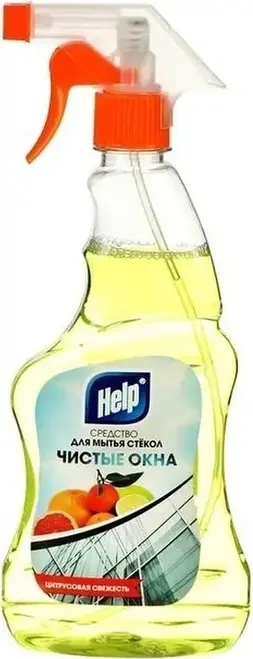 Help Цитрусовая Свежесть средство для мытья стекол (500 мл)