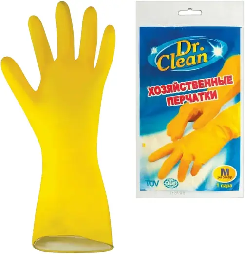 Чиртон Dr.Clean Доктор Клин хозяйственные перчатки (M)