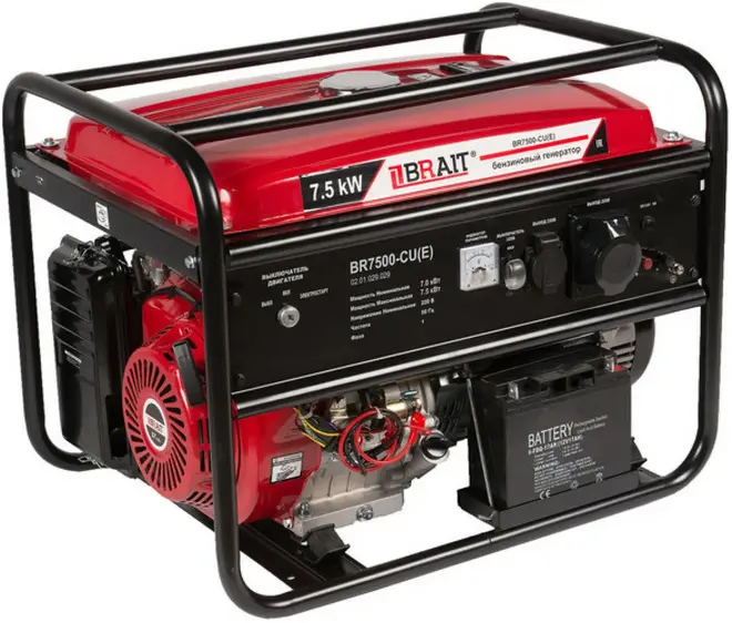 Brait BR7500-CU(Е) бензиновый генератор (2000/2500 Вт)
