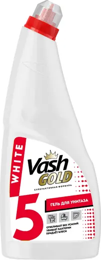 Vash Gold 5 White средство для чистки унитаза (750 мл)