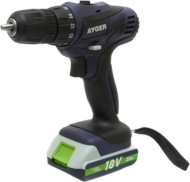Ayger AP18LI дрель-шуруповерт аккумуляторная AP18Li (18 В)