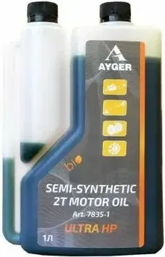 Ayger Semi-Synthetic 2T Motor Oil масло полусинтетическое для двухтактных двигателей (1 л)