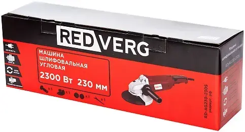 Redverg RD-AG230-230S шлифмашина угловая