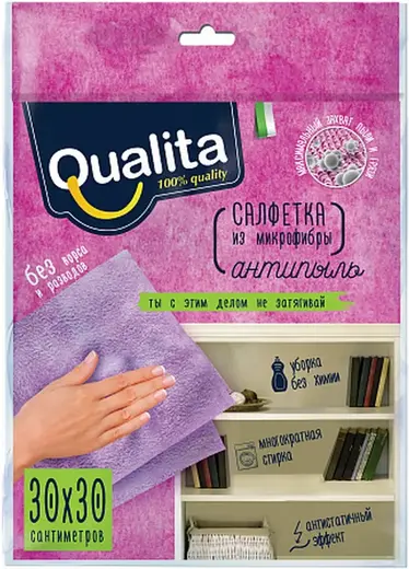 Qualita Антипыль салфетка с антистатическим эффектом (1 салфетка)