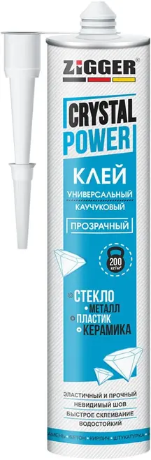 Zigger Crystal Power клей универсальный каучуковый (320 г)