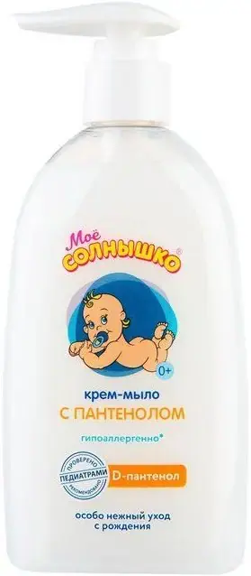 Мое Солнышко с Пантенолом крем-мыло 0+ (300 мл)