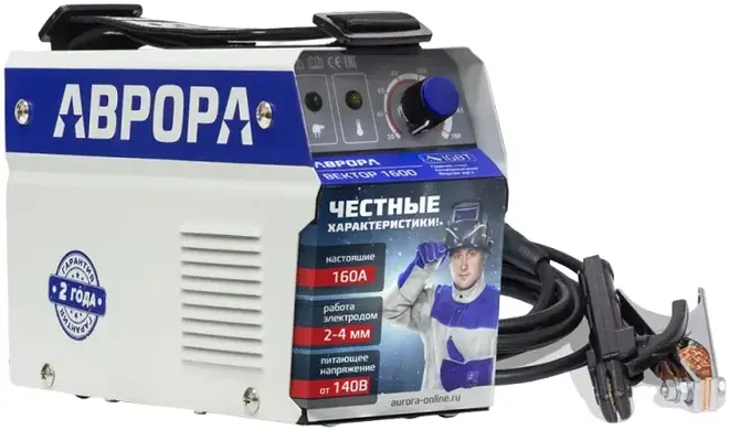 Аврора Вектор 1600 инвертор сварочный (6000 Вт, 230 В, )