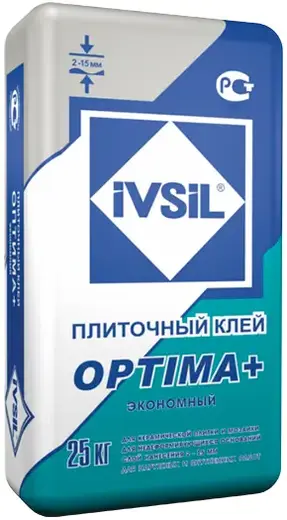 Ивсил Optima+ плиточный клей (25 кг)