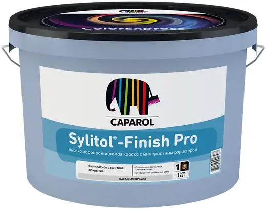 Caparol Sylitol-Finish Pro фасадная краска на дисперсионно-силикатной основе (9.4 л) бесцветная