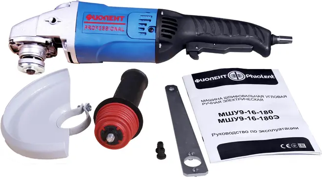 Фиолент Professional МШУ9-16-180 шлифмашина угловая