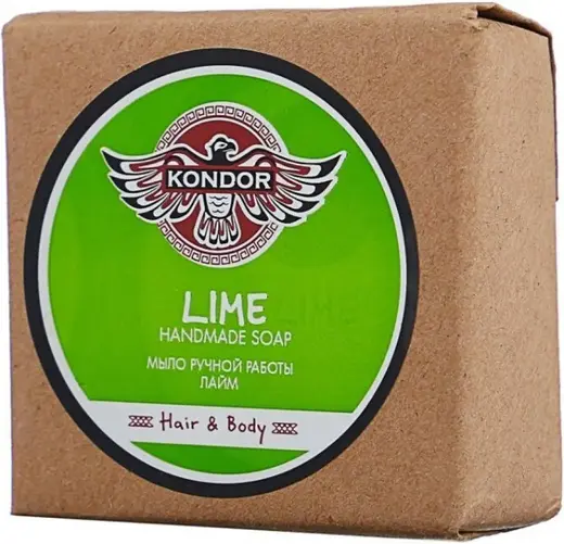 Kondor Hair & Body Lime мыло ручной работы (130 г)