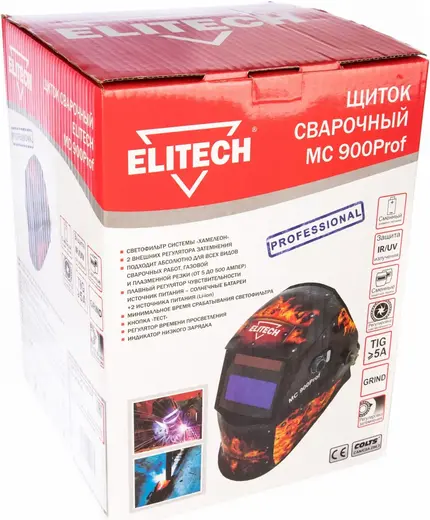 Elitech МС 900Prof маска сварочная (МС 900Prof хамелеон)