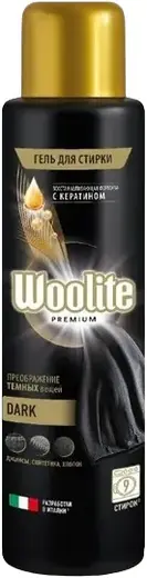 Woolite Premium Dark гель для стирки джинсы, синтетики, хлопка (450 мл)