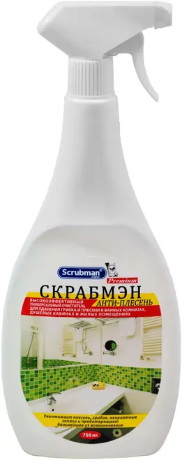 Scrubman Premium Анти-Плесень Высокоэффективный очиститель универсальный (750 мл)