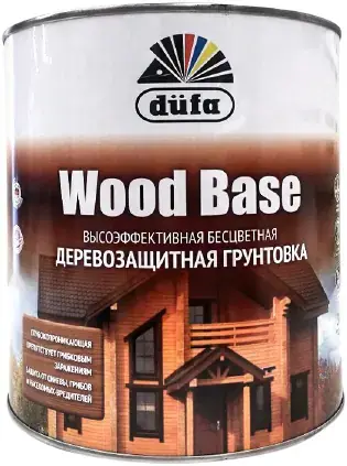 Dufa Wood Base высокоэффективная бесцветная деревозащитная грунтовка (2 л)