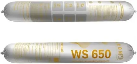 Kronbuild WS 650 герметик атмосферостойкий силиконовый (600 мл)