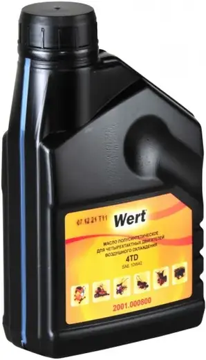 Wert 4TD SAE 10W40 масло полусинтетическое (600 мл)