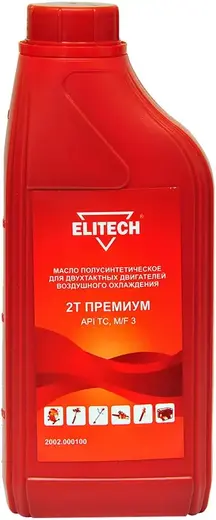 Elitech 2Т Премиум API TC M/F 3 масло полусинтетическое (1 л)