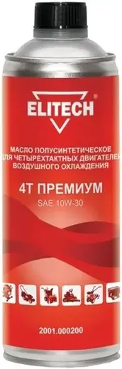Elitech 4ТD Премиум SAE 10W-30 масло полусинтетическое (600 мл)