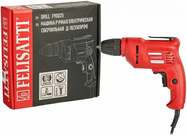 Felisatti Д-10/350ЭР(М) дрель безударная №582.5.0.00 (350 Вт)