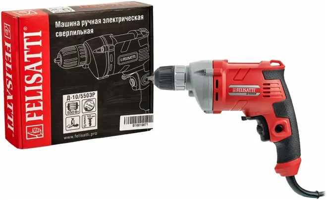 Felisatti Д-10/550ЭР дрель безударная №1055.5.1.00 (550 Вт)