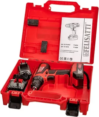 Felisatti ДА-13/18Л3 дрель-шуруповерт аккумуляторная №168.5.2.00 (18 В)