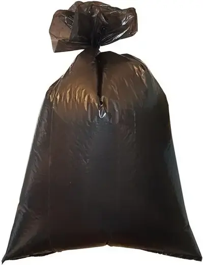 Luscan пакеты для мусора (20 пакетов) 120 л черные 650 * 1050 мм 45 мкм