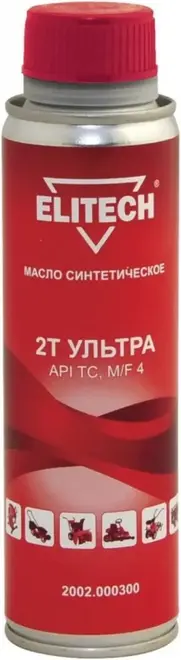 Elitech 2Т Ультра API TC M/F 4 масло синтетическое (200 мл)