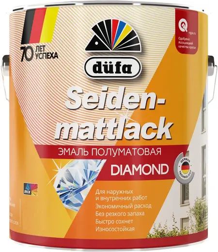 Dufa Seidenmattlack Diamond эмаль полуматовая (2 л) бесцветная