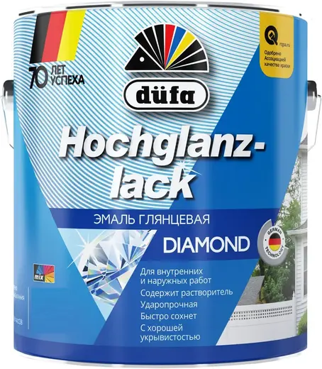 Dufa Hochglanzlack Diamond эмаль глянцевая (2 л) белая