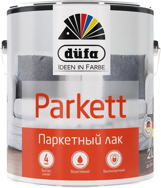 Dufa Parkett лак паркетный (2 л) глянцевый