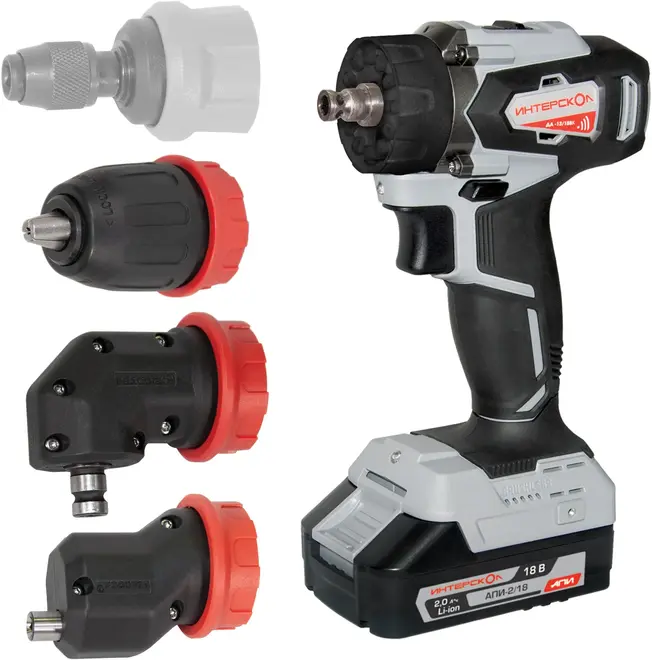 Интерскол ДА-13/18ВК Комби дрель-шуруповерт аккумуляторная №575.2.2.78 (18 В)