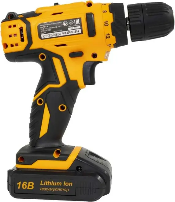 Вихрь ДА-16Л-2К дрель-шуруповерт аккумуляторная