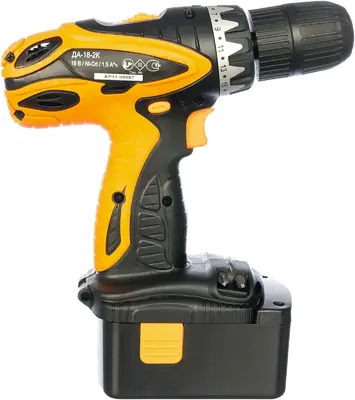 Вихрь ДА-18-2К аккумуляторная дрель-шуруповерт №900/72/14/5 (18 В)