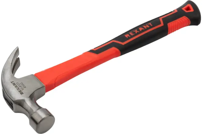 Rexant Kranz молоток-гвоздодер с фиберглассовой рукояткой (450 г)