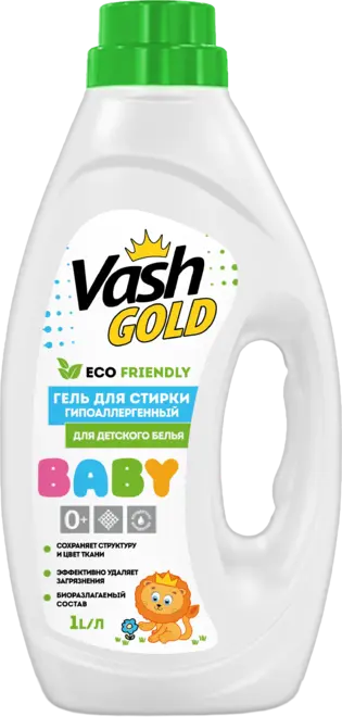 Vash Gold Eco Friendly Baby гель для стирки детского белья 0+ (1 л)