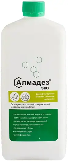 Алмадез Эко дезинфицирующее средство с моющим действием концентрат (1 л)