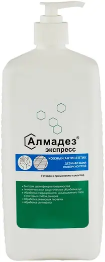 Алмадез Экспресс кожный антисептик готовый раствор (1 л с дозатором)