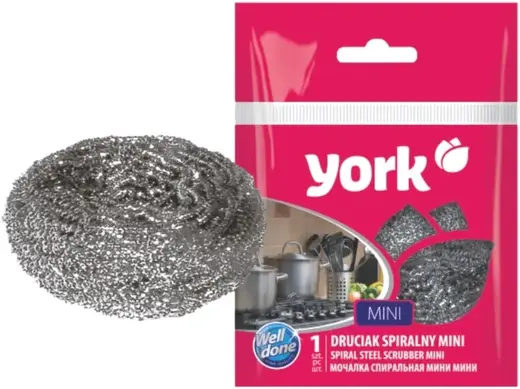 York Mini мочалка спиральная (1 мочалка)