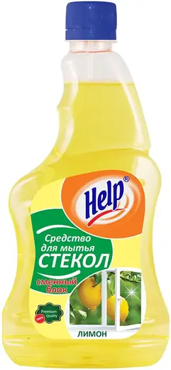 Help Лимон средство для мытья стекол (750 мл) №1-0334
