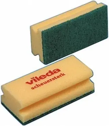 Vileda Professional губки для посуды средней жесткости (набор 10 губок 95 мм)
