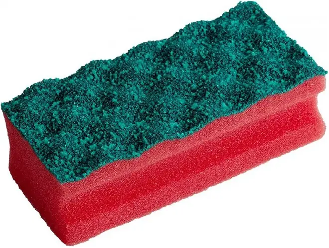 Vileda Pur Active губка для посуды профильная (набор 10 губок) красные