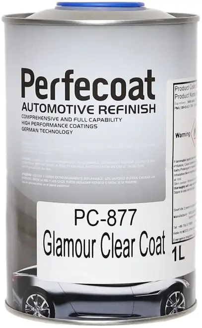 Perfecoat Glamour Clear Coat лак 2-комп высокоэффективный (1 л (компонент А)